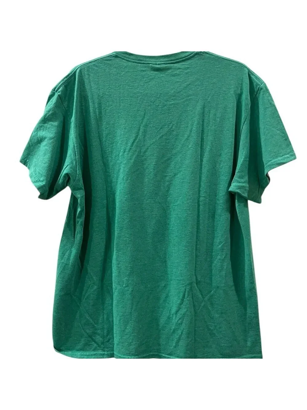 St. Patrick’s Men’s Green Lucky T-Shirt Clover Graphic - Size Large